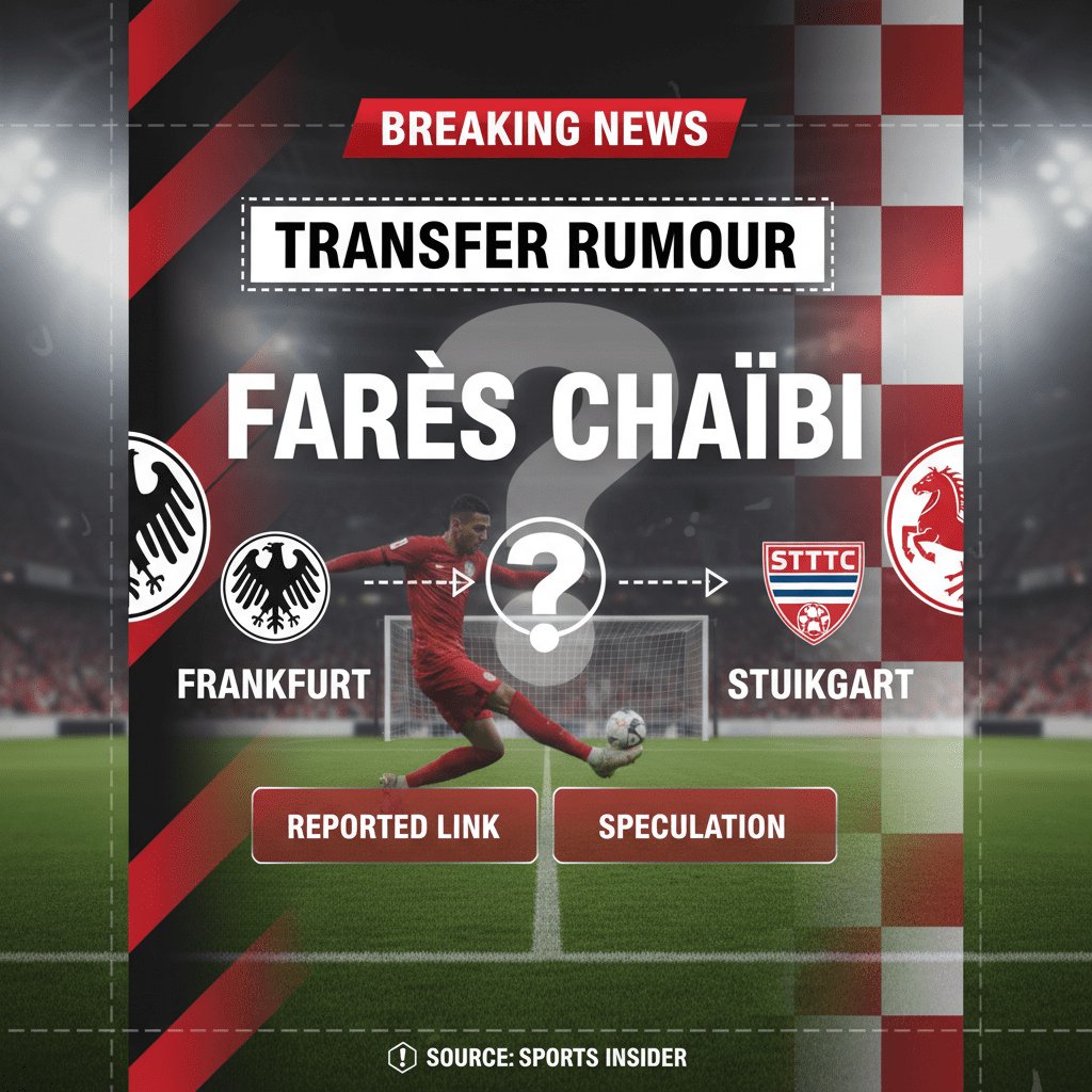 Farès Chaïbi: Frankfurt attacking midfielder linked with Stuttgart move in Germany