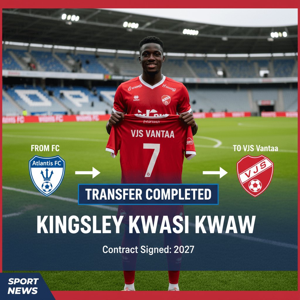 Kingsley Kwasi Kwaw: Centre-forward linked with move to Finland’s VJS Vantaa