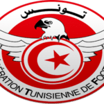 Football referee making a decision during a match