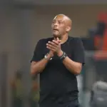 Burkina Faso players celebrating during a 5-0 victory at Stade du 4-Août