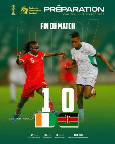 Clinical Ivory Coast seal WAFCON preparations with narrow win over Kenya Clinical Ivory Coast seal WAFCON preparations with narrow win over Kenya