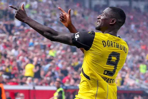 Serhou Guirassy scores 12th league goal as Dortmund forward continues strong run