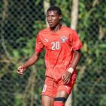 Adama Paul Junior Deme training with FC Midtjylland first team