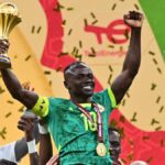 Sadio Mane lifts the AFCON title