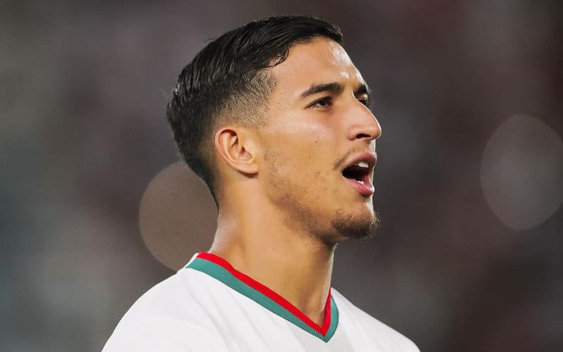 Couhaib Driouech playing for Morocco