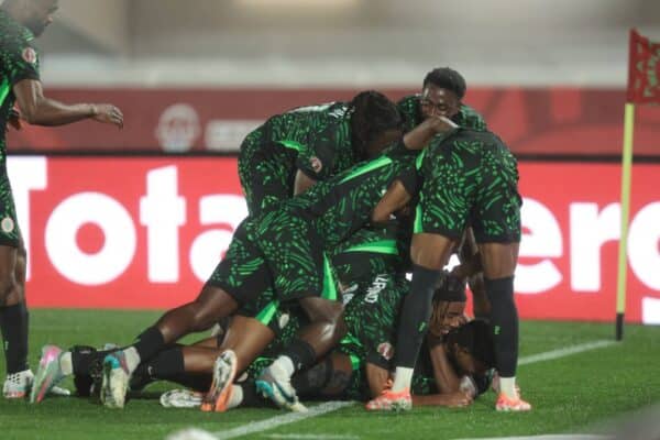 Moses Simon and Akor Adams scored for Nigeria on Friday as they defeated Iran 2-1