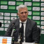 Vladimir Petkovic with the press