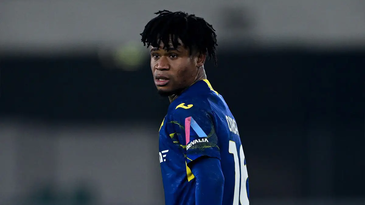 Gift Orban reacts after Hellas Verona defeat