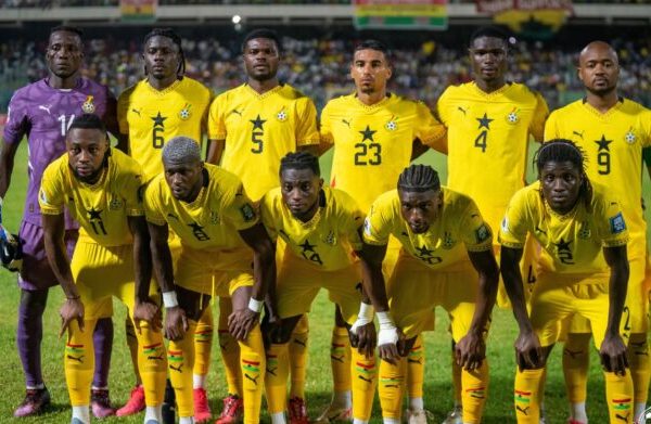 Black Stars players during training session ahead of fixtures
