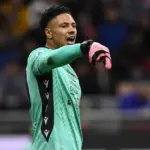 Maduka Okoye in goal for Udinese