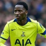 Pape Matar Sarr in action for Tottenham