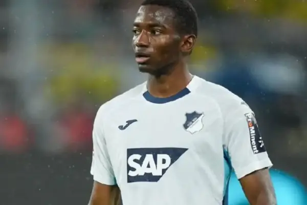 Bazoumana Touré in action for Hoffenheim