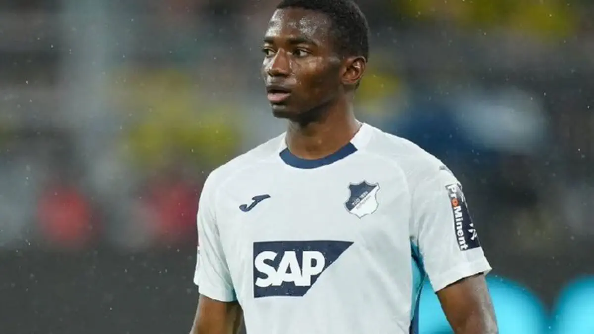 Bazoumana Touré in action for Hoffenheim