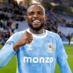 Frank Onyeka in action for Coventry City