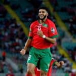 Ismail Saibari reacts during Morocco match