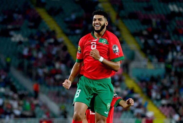 Ismail Saibari reacts during Morocco match