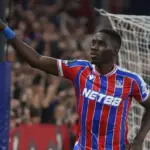 Ismaïla Sarr in action during March 2026 matches for Crystal Palace