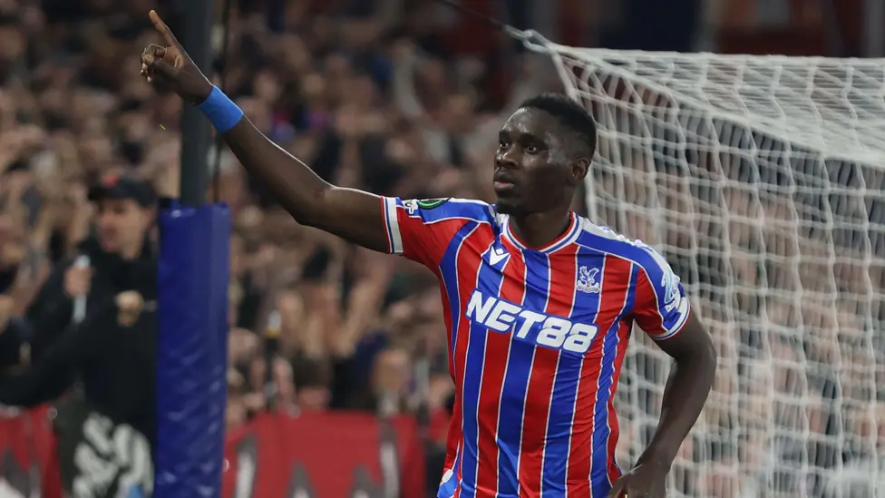 Ismaïla Sarr in action during March 2026 matches for Crystal Palace