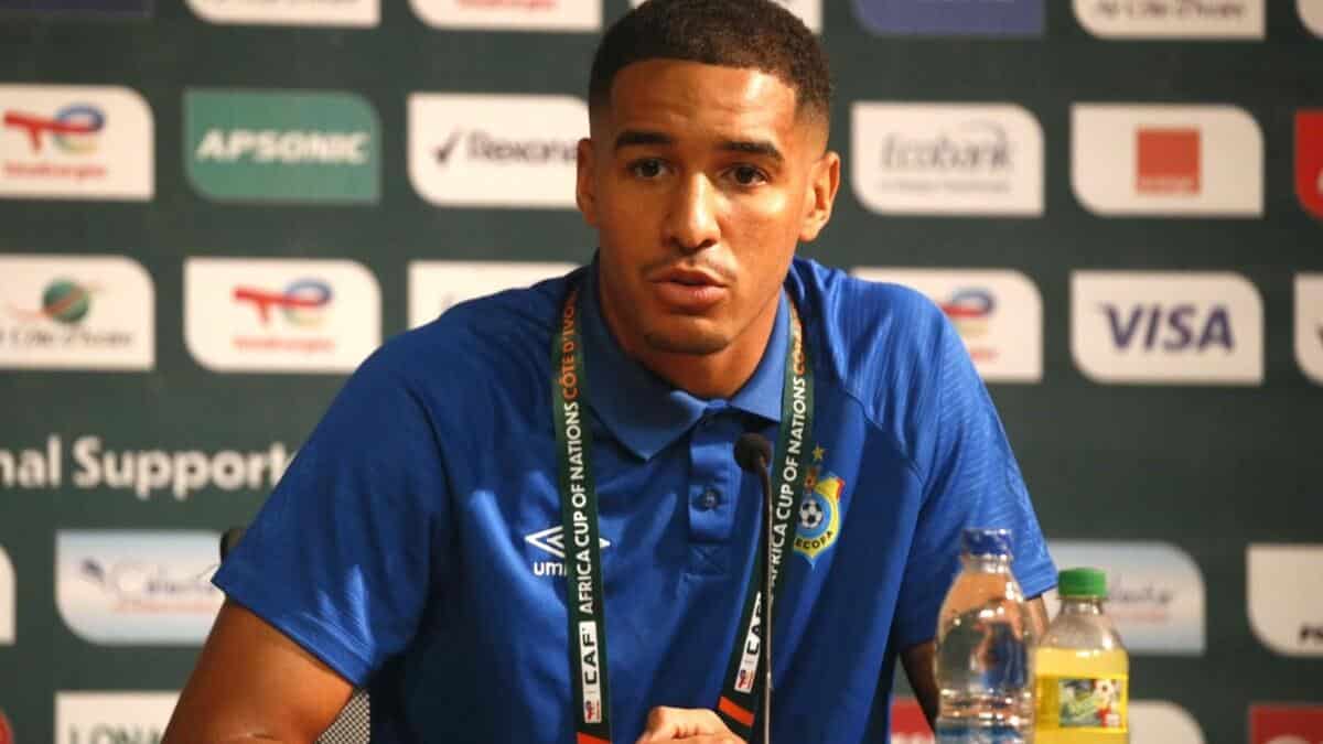 Charles Pickel during DR Congo international duty