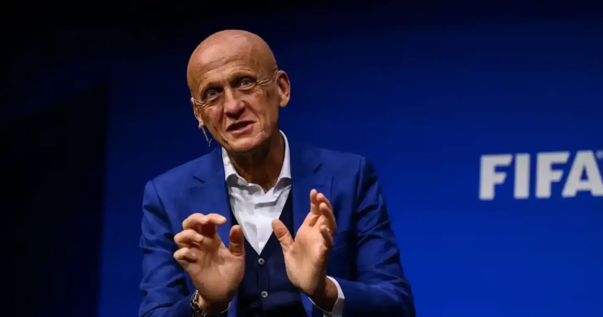 FIFA Referees Committee chairman Pierluigi Collina