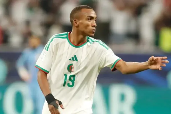 Achraf Abada during Algeria match