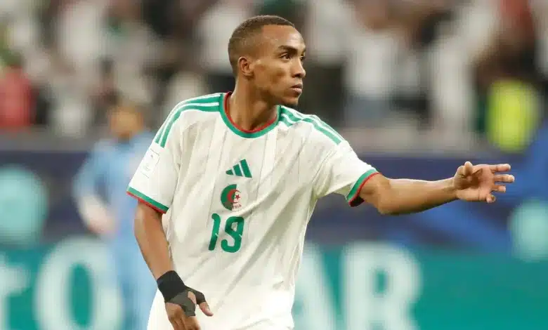 Achraf Abada during Algeria match