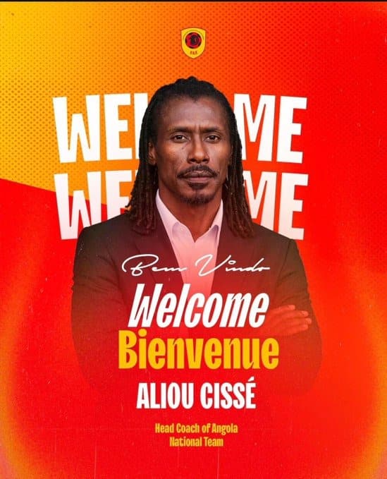 Aliou Cisse appointed new Angola coach