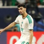 Redouane Berkane during Algeria