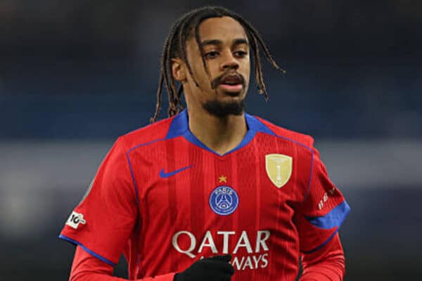 Bradley Barcola near PSG return for Liverpool clash