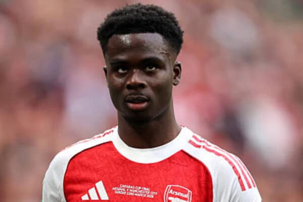 Bukayo Saka hits 200 Premier League starts at record pace