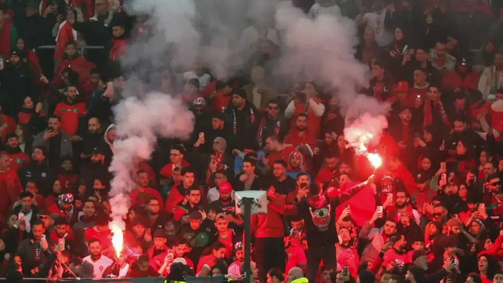 CAF Confederation Cup match between USM Alger and Olympique Safi
