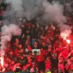 CAF Confederation Cup match between USM Alger and Olympique Safi