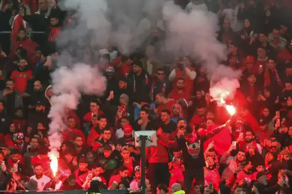 CAF Confederation Cup match between USM Alger and Olympique Safi