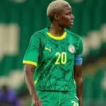 Senegal women’s national team playing against Burkina Faso