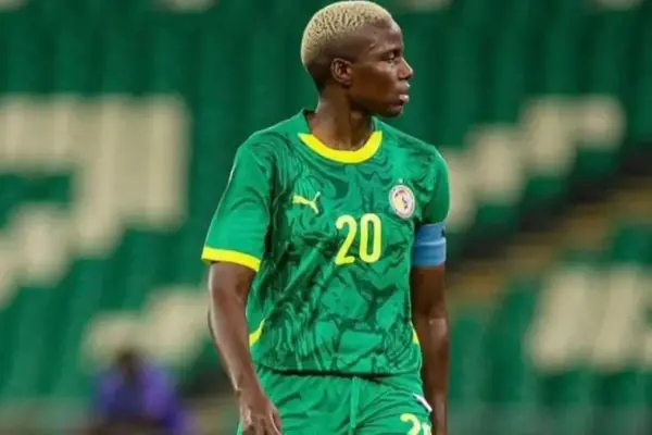 Senegal women’s national team playing against Burkina Faso
