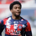 Ibrahim Mbaye in action for PSG