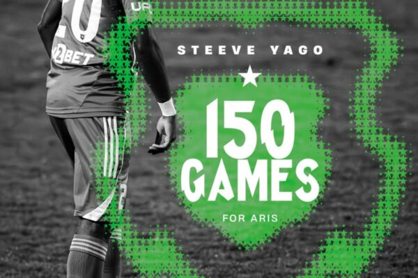 Yago honoured after 150 matches for Aris Limassol