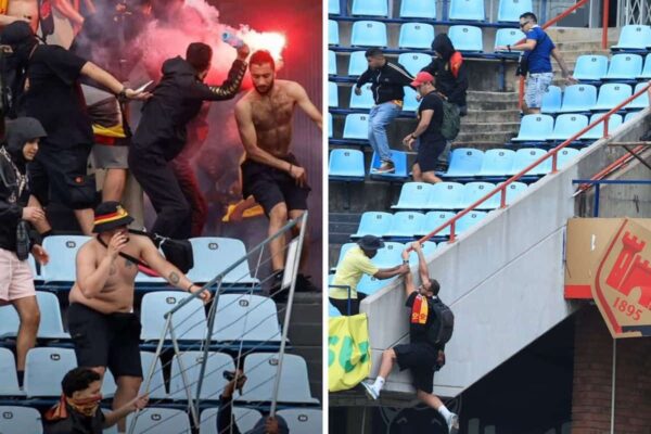 Chaos at stadium