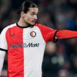 Anis Hadj Moussa in action for Feyenoord