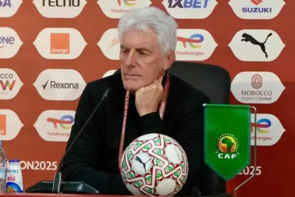 Hugo Broos satisfied despite defeat