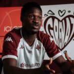 Sadibou Sané in training with FC Metz