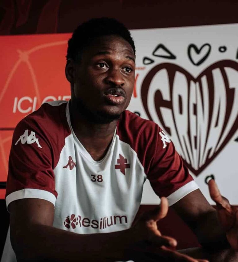 Sadibou Sané in training with FC Metz