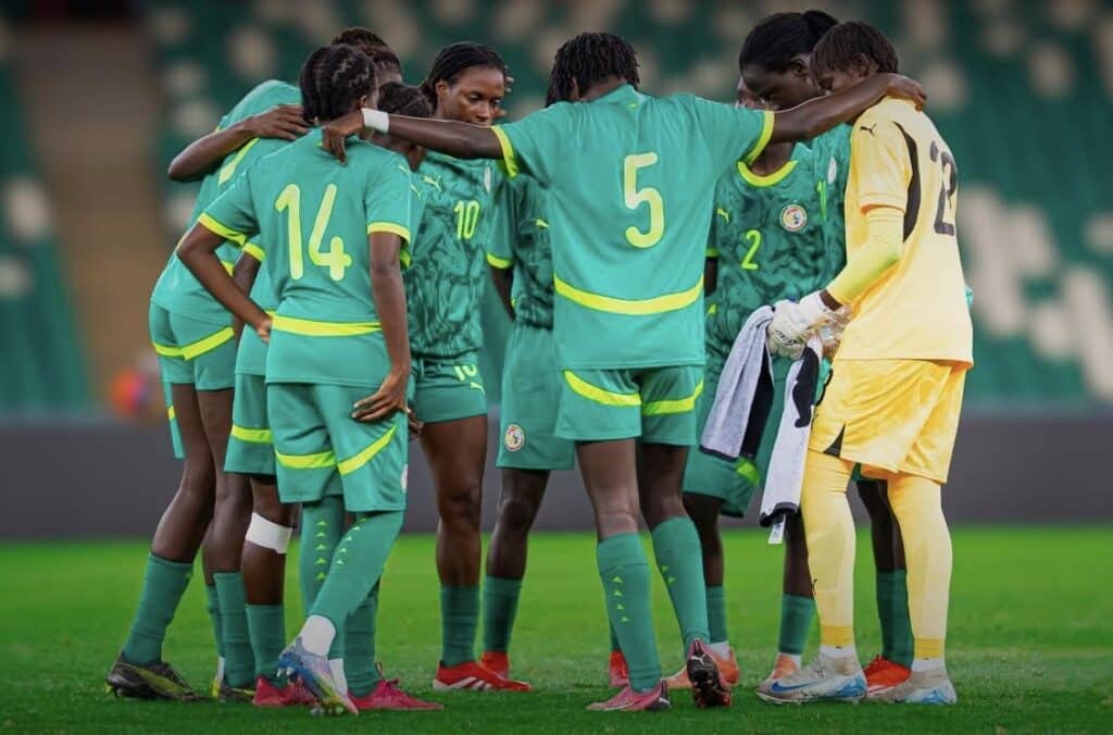 Senegal Lionesses training ahead of Burkina Faso friendlies