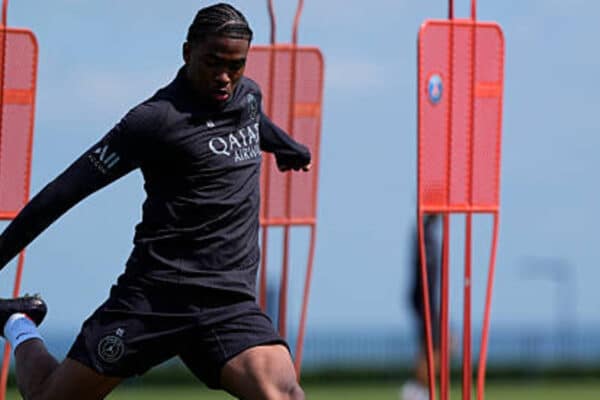 Ibrahim Mbaye fighting for PSG minutes after AFCON dip