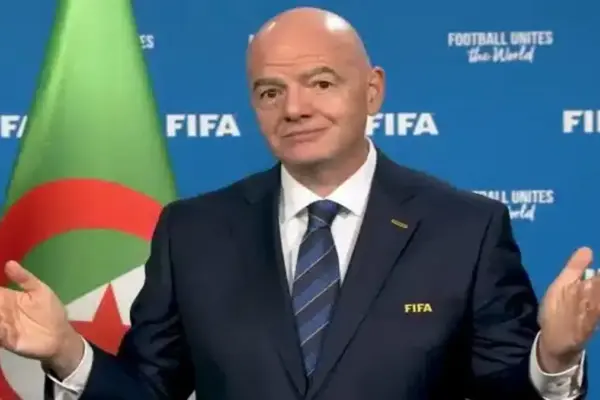FIFA president Gianni Infantino at an official event