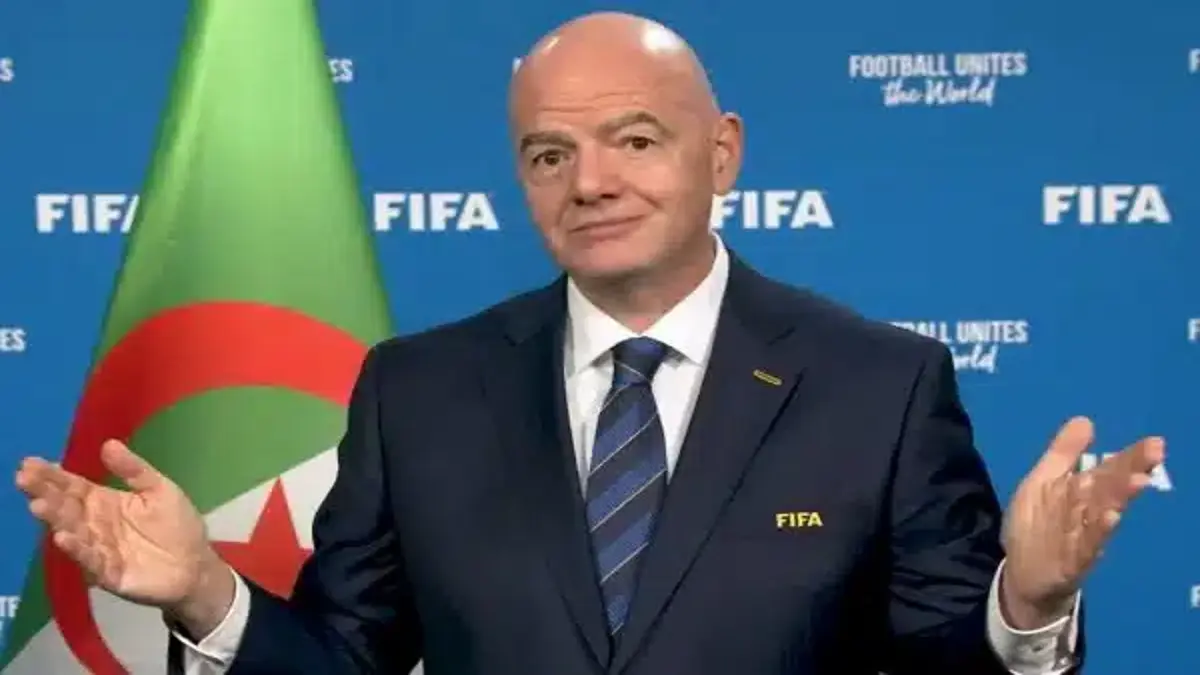 FIFA president Gianni Infantino at an official event