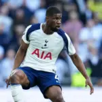 Kevin Danso playing for Tottenham Hotspur