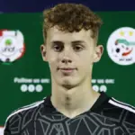 Mohammed El Koubi playing as goalkeeper for Paradou AC