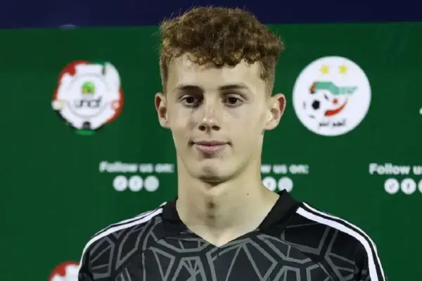 Mohammed El Koubi playing as goalkeeper for Paradou AC