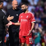 Mohamed Salah forced off with a hamstring injury against Crystal Palace